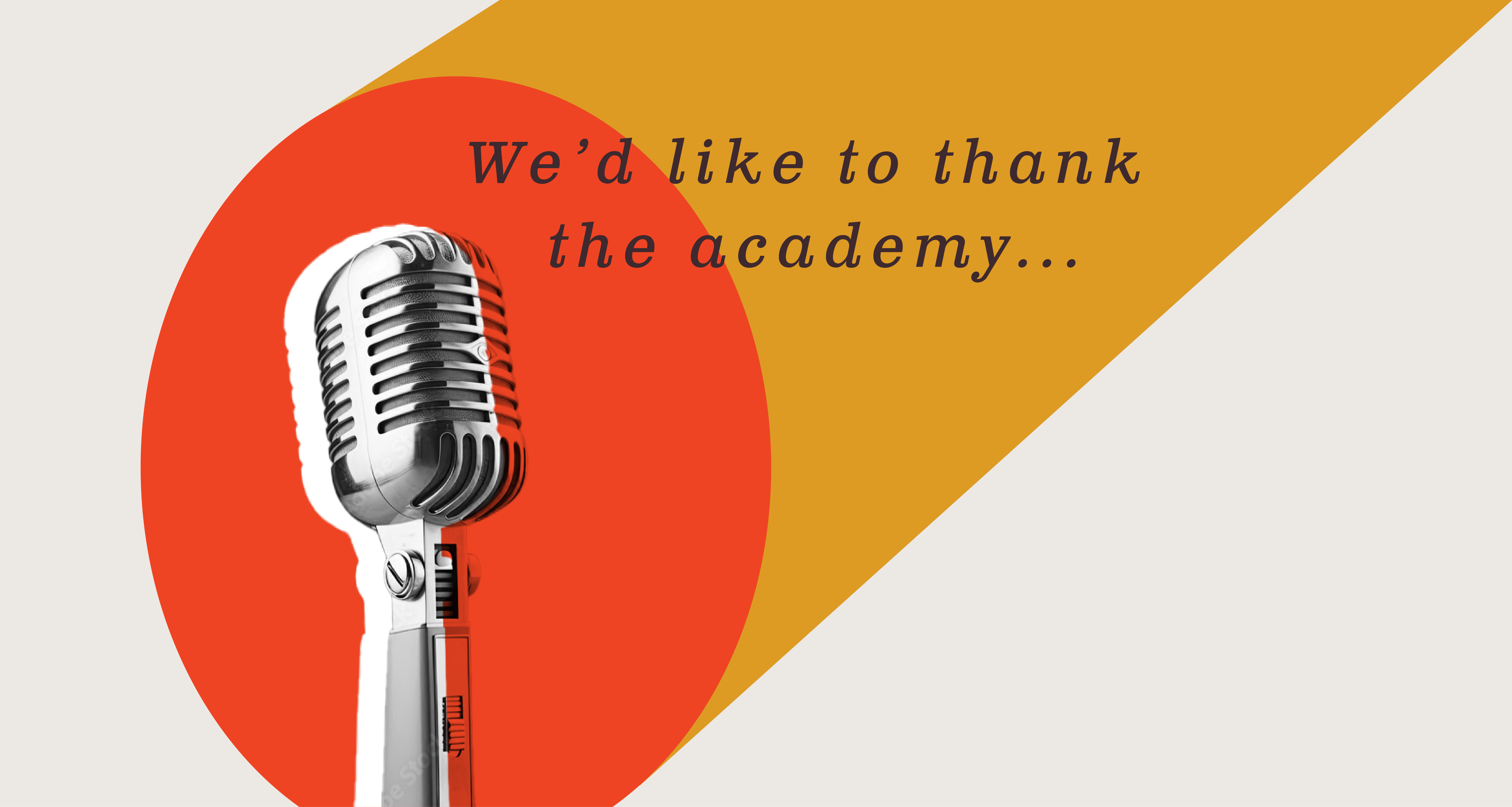 It’s ADDYs season. We’d like to thank the academy and, of course, you.