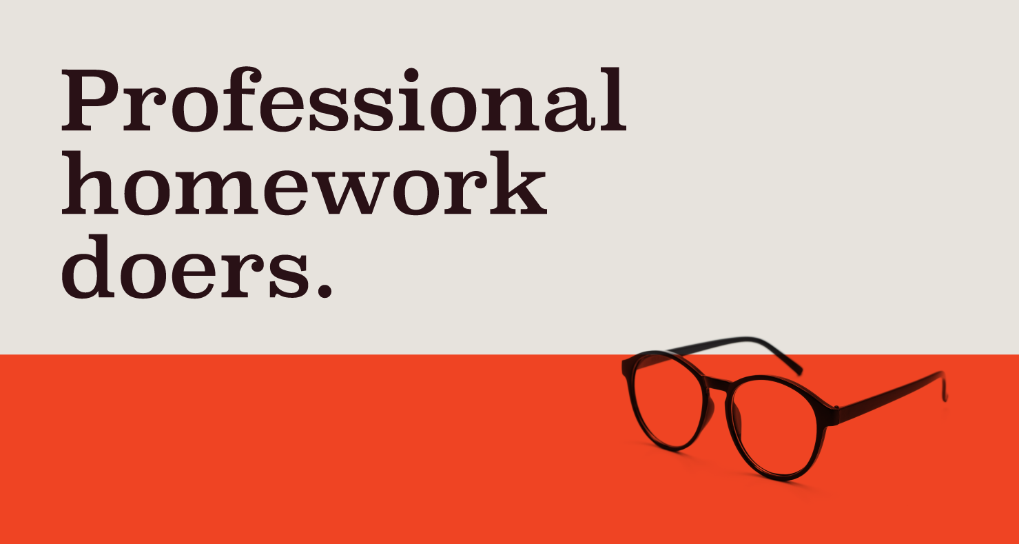 Professional homework doers: The benefits of partnering with an agency